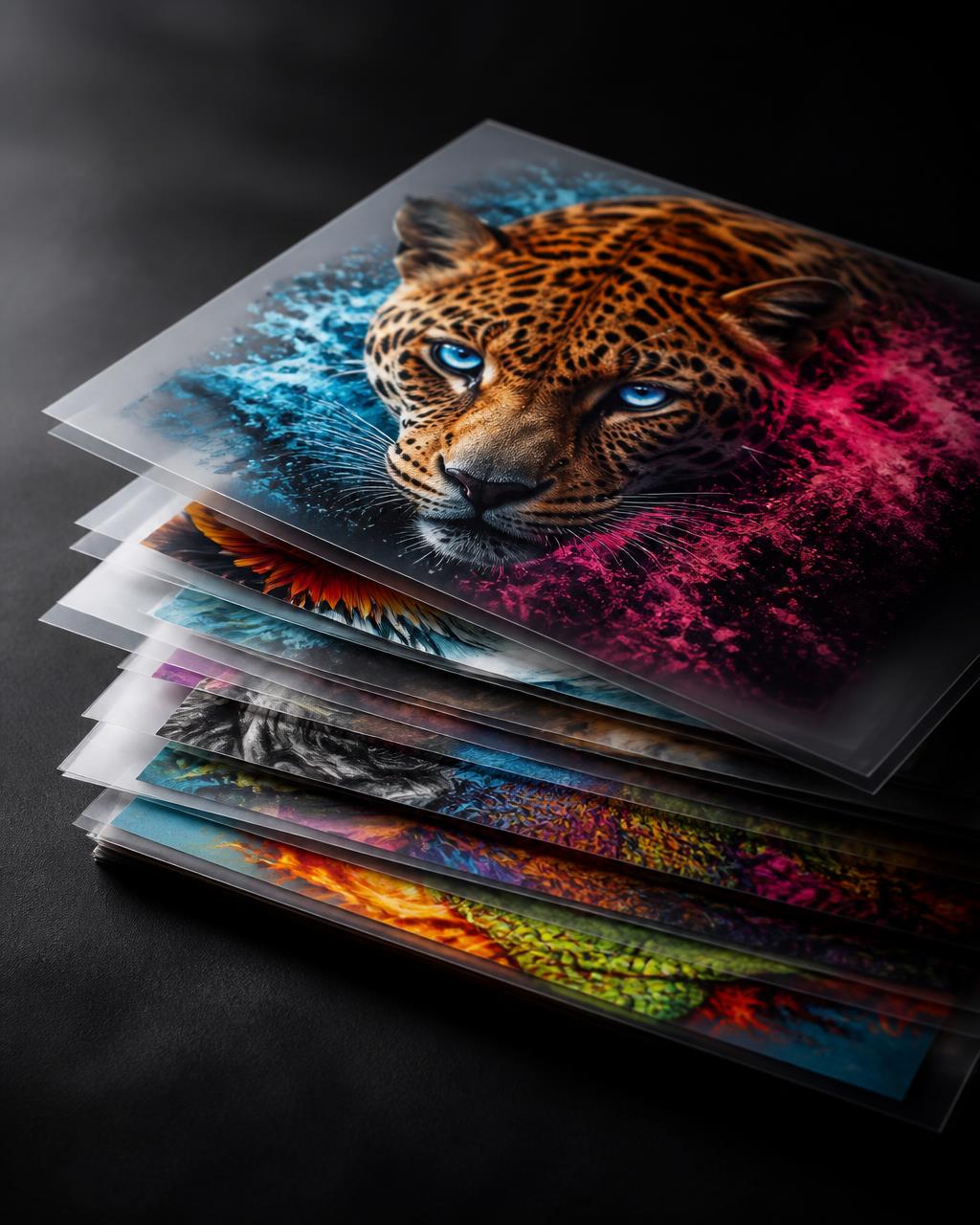 Printed DTF transfer sheets